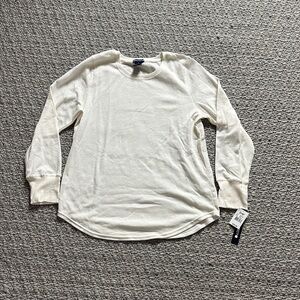 BRAND NEW Architect Off-White Waffle Knit Top